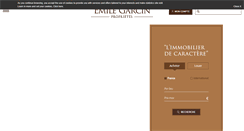 Desktop Screenshot of emilegarcin.com